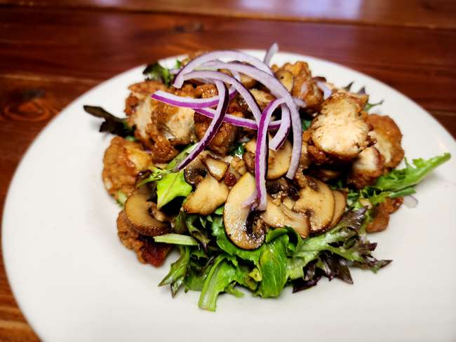 Madiera Mushroom Chicken Salad